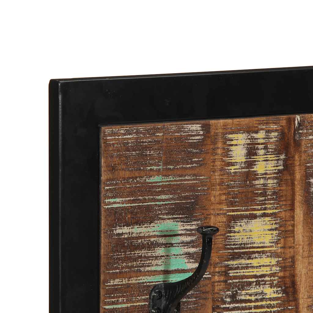 Appendiabiti Multicolore 40x2x80 cm in Legno Massello Recupero - homemem39