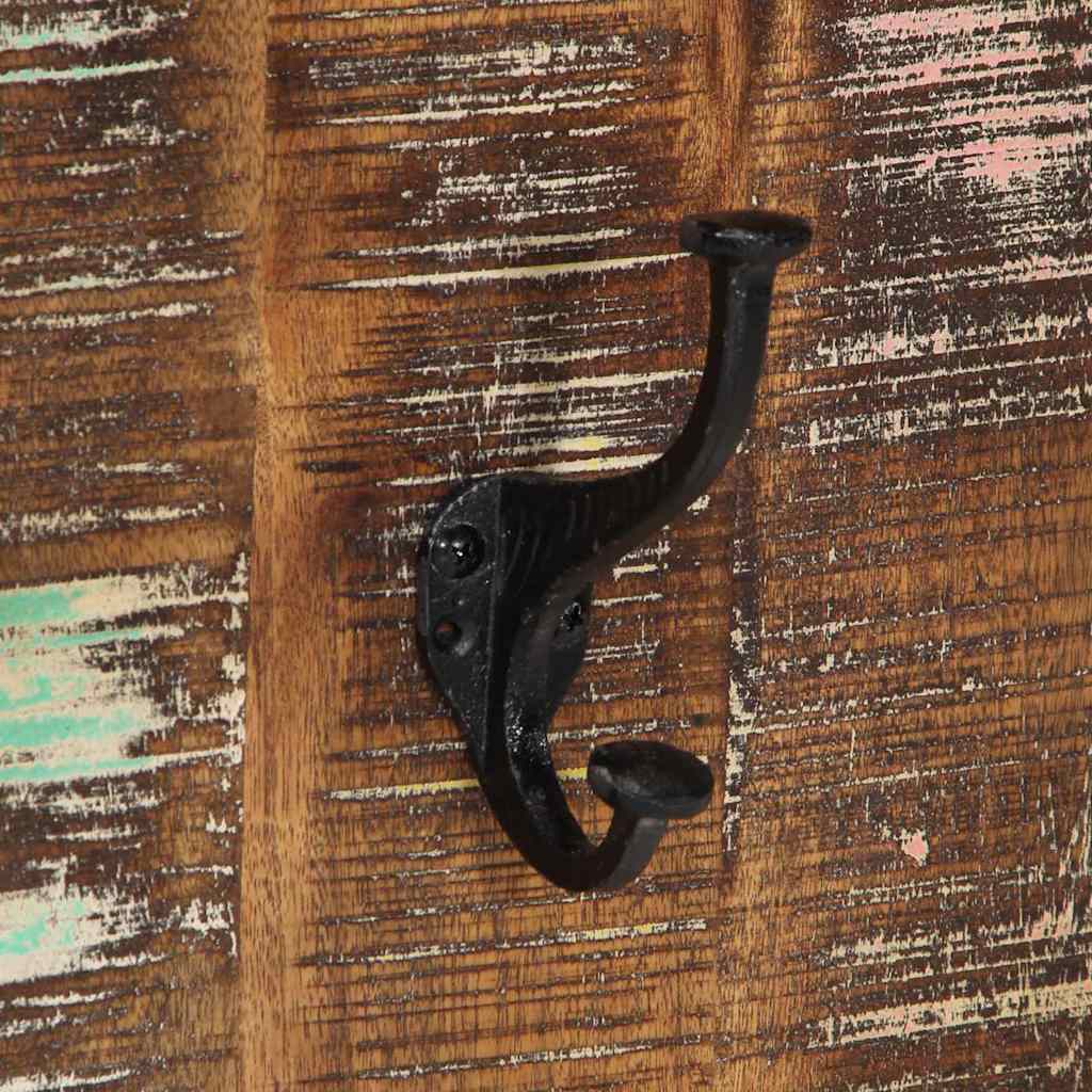 Appendiabiti Multicolore 40x2x80 cm in Legno Massello Recupero - homemem39