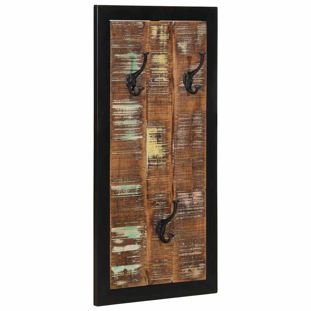 Appendiabiti Multicolore 40x2x80 cm in Legno Massello Recupero - homemem39