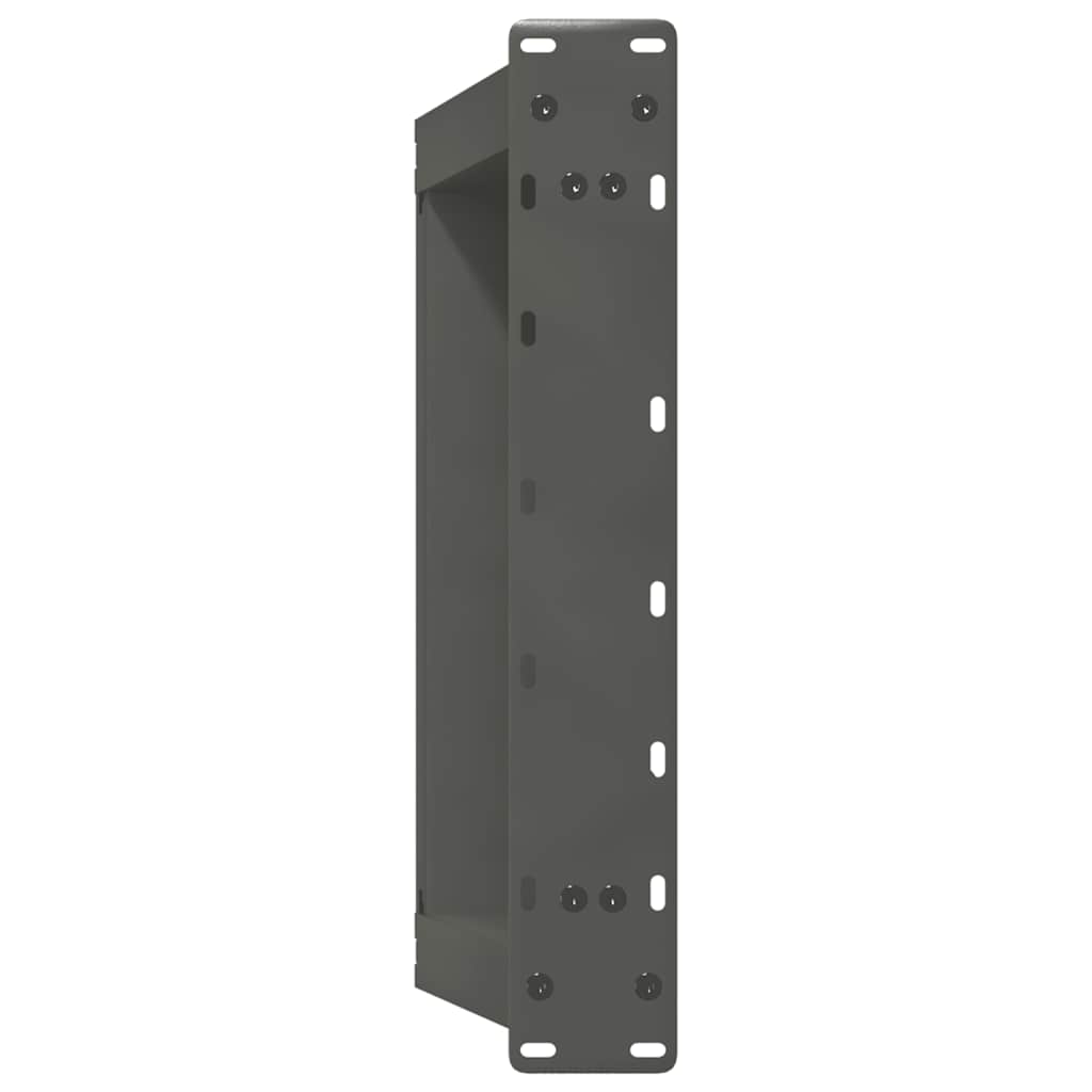 Gambe Tavolino Caffè a U 2 pz Antracite 60x(42-43) cm Acciaio - homemem39