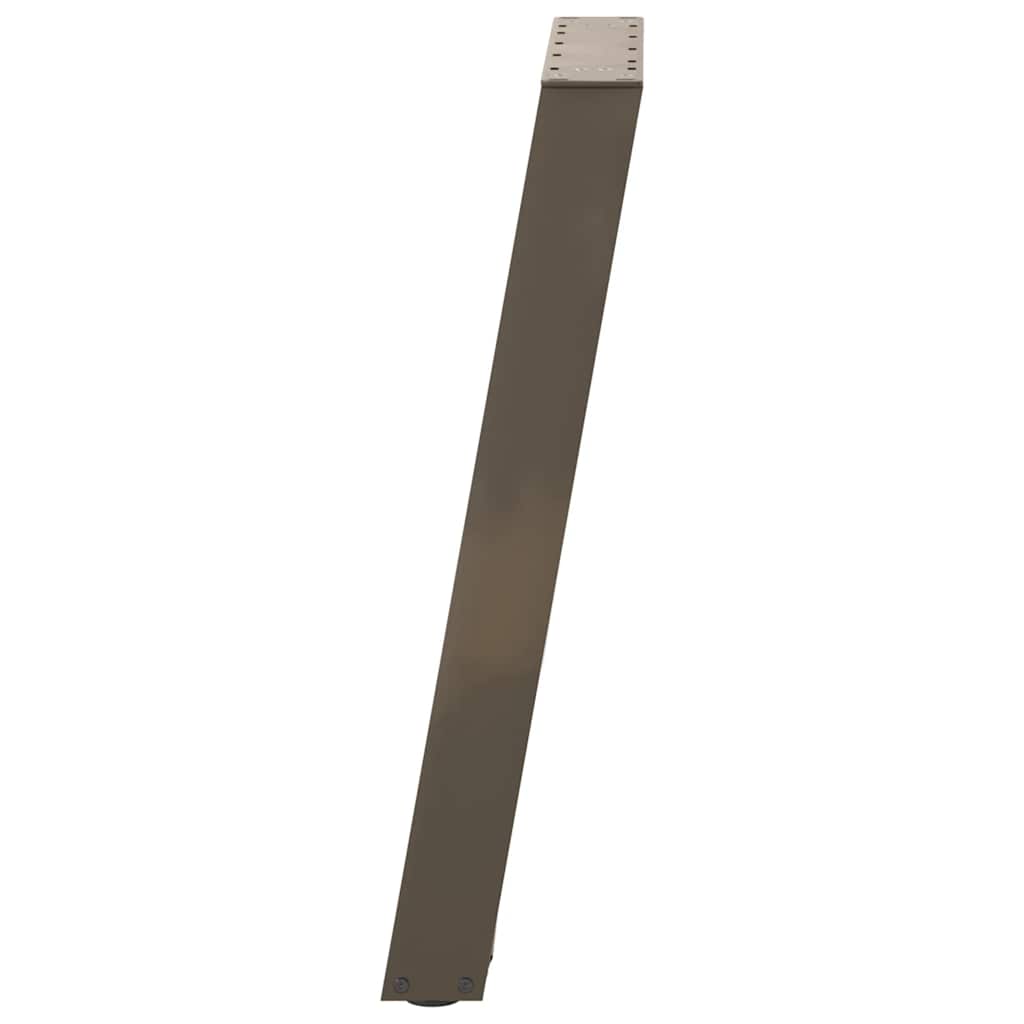 Gambe Tavolo Consolle a U 2 pz 38x(72-73) cm Acciaio - homemem39