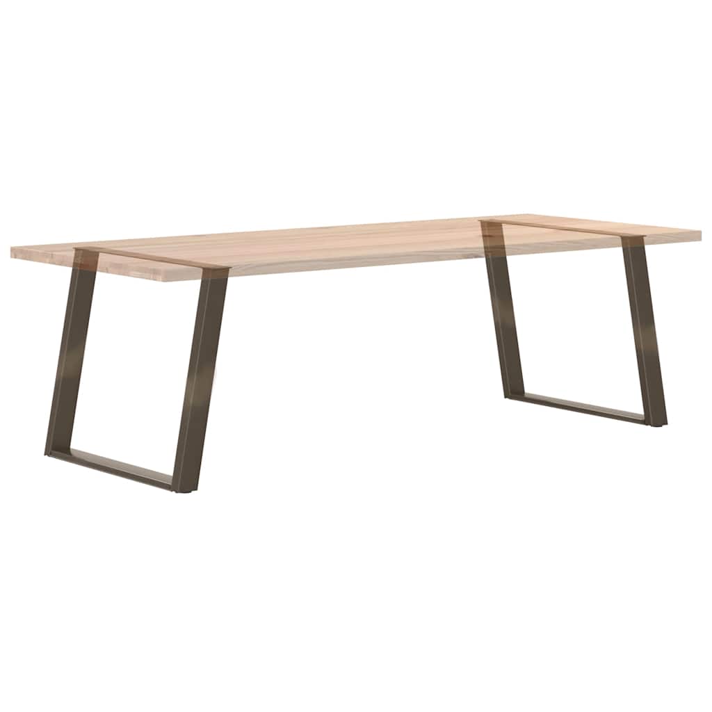 Gambe Tavolo Pranzo a U 2 pz 90x(72-73) cm Acciaio - homemem39