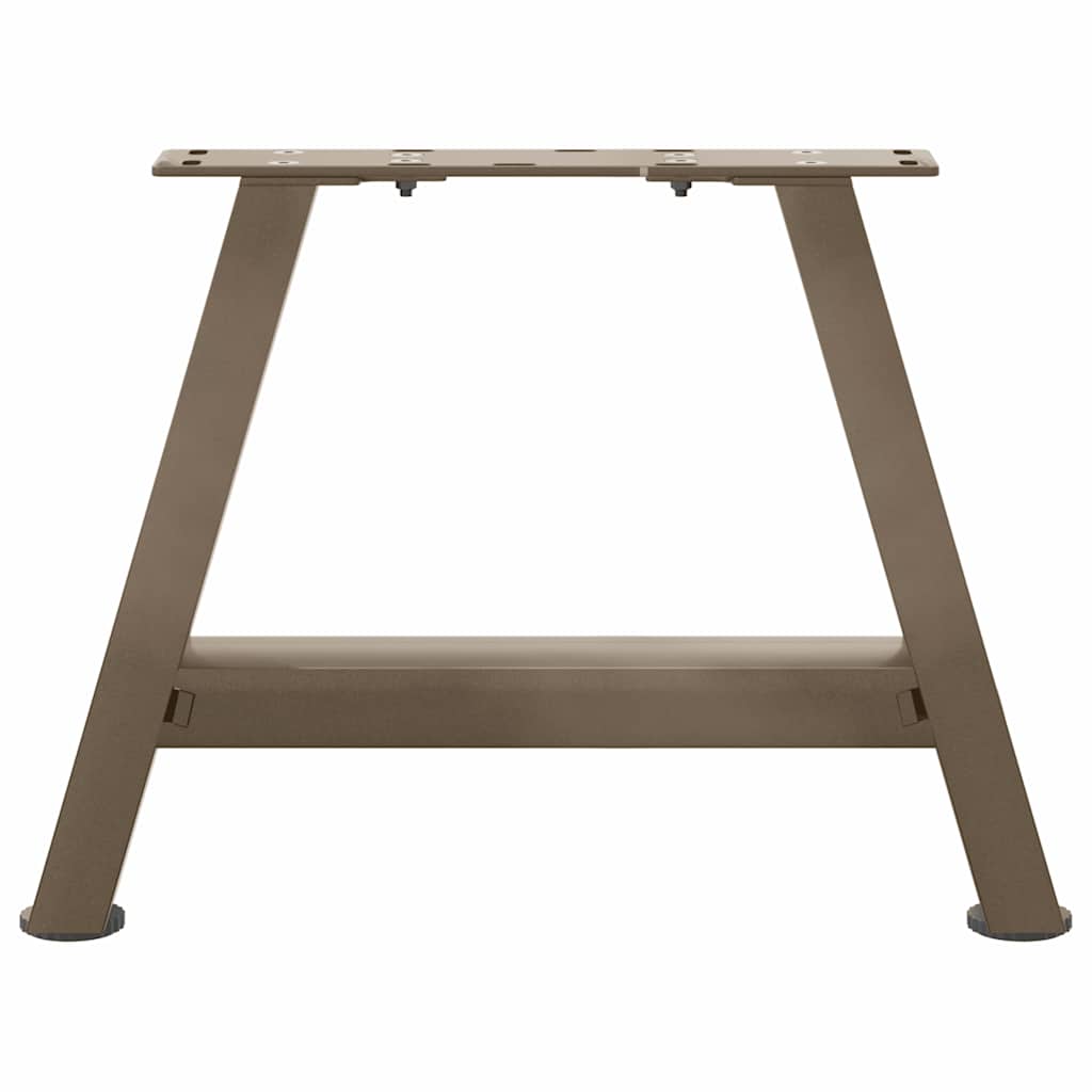 Gambe Tavolino da Caffè a A 2 pz 30x(30-31) cm in Acciaio