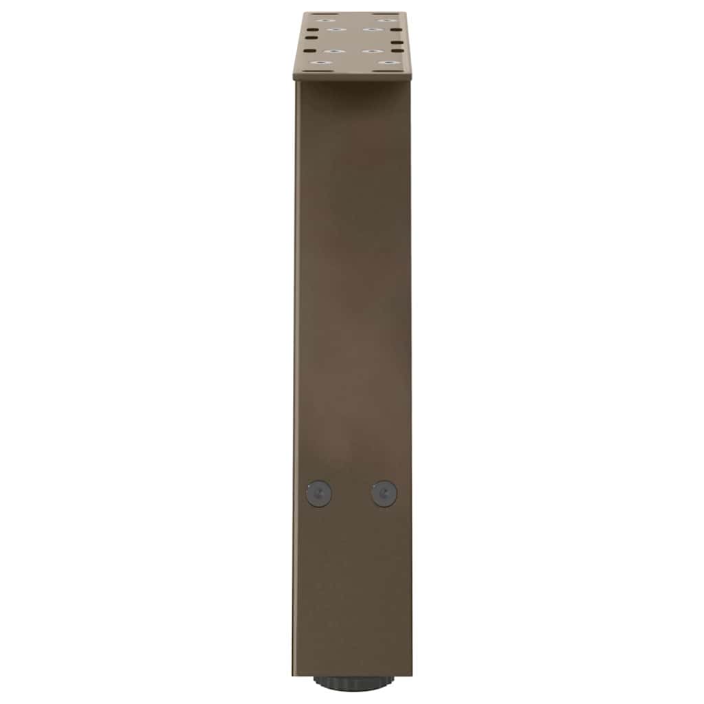 Gambe Tavolino da Caffè a A 2 pz 30x(30-31) cm in Acciaio