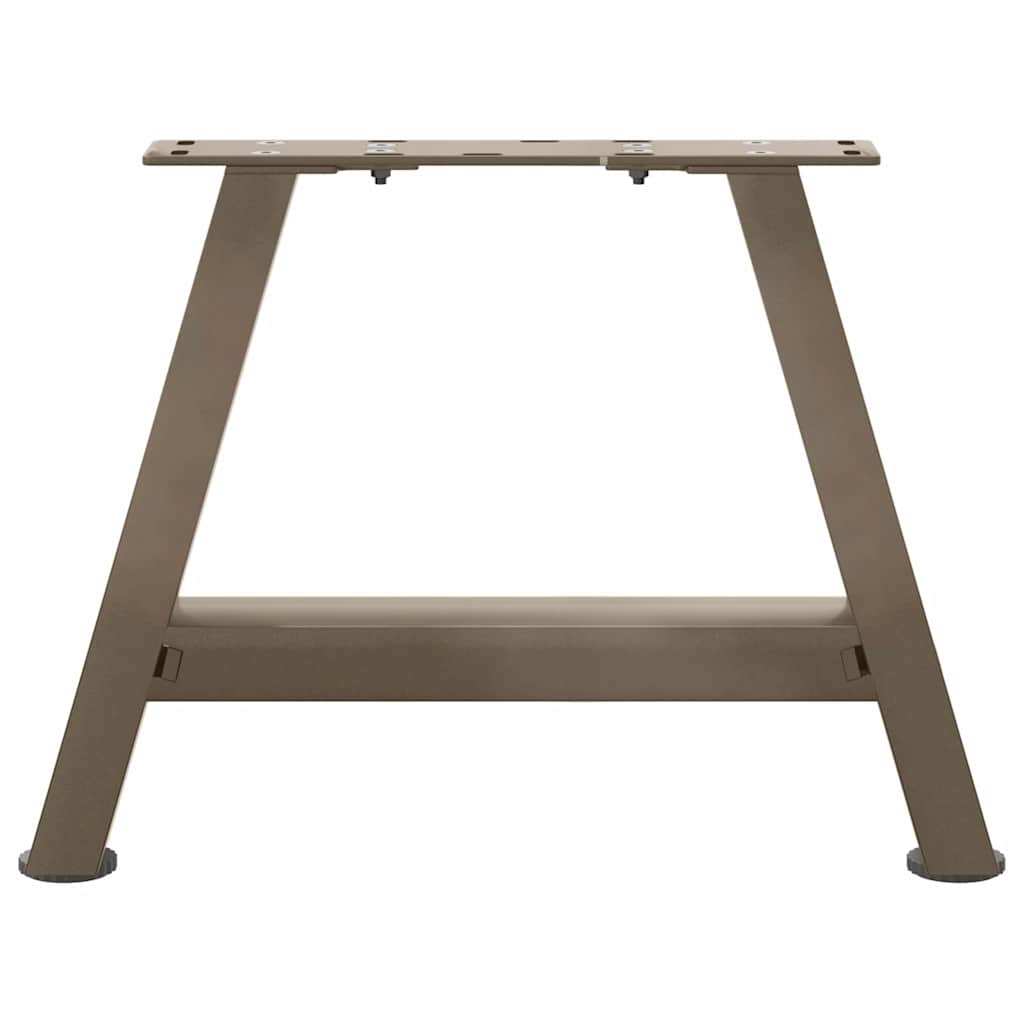 Gambe Tavolino da Caffè a A 2 pz 50x(30-31) cm in Acciaio - homemem39
