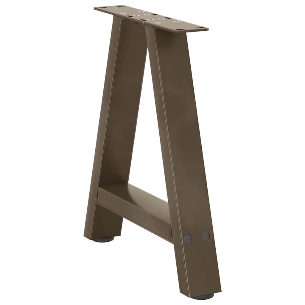 Gambe Tavolino da Caffè a A 2 pz 38x(42-43) cm Acciaio