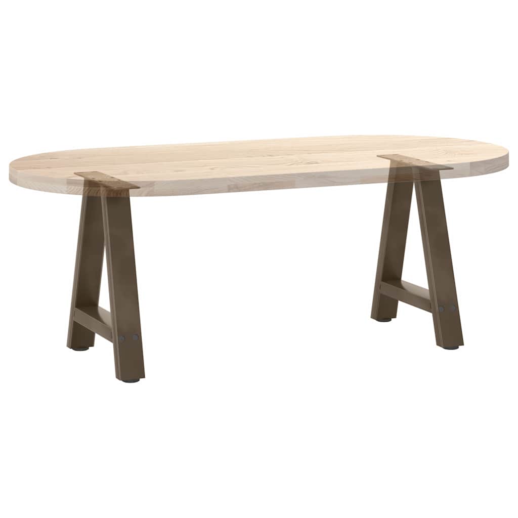 Gambe Tavolino da Caffè a A 2 pz 38x(42-43) cm Acciaio