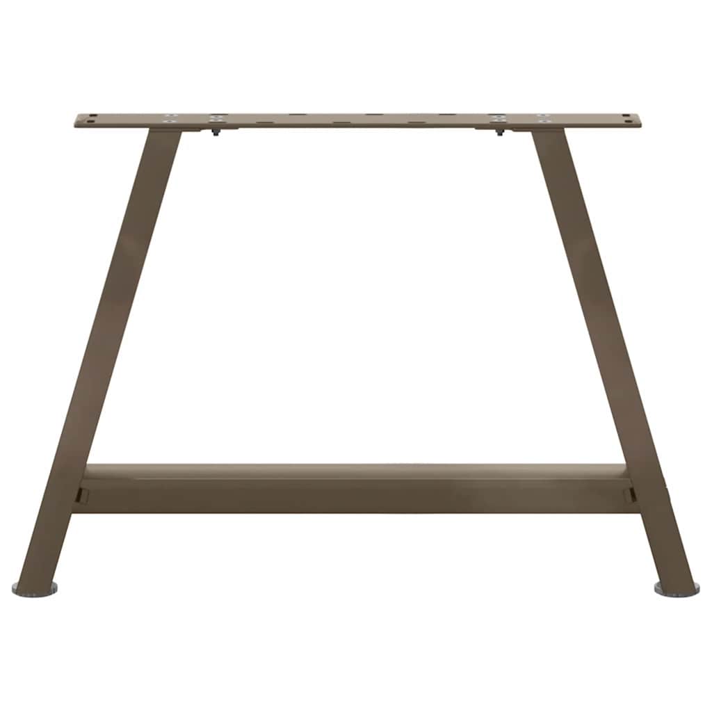 Gambe Tavolino da Caffè a A 2 pz 70x(42-43) cm Acciaio