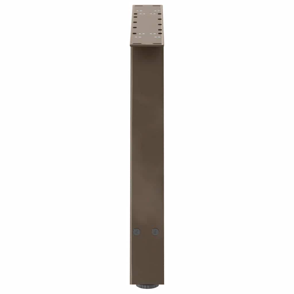 Gambe Tavolino da Caffè a A 2 pz 70x(42-43) cm Acciaio