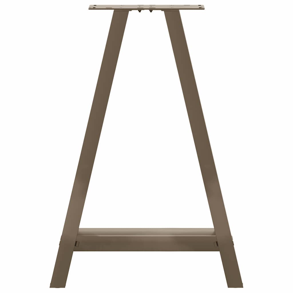 Gambe Tavolino da Caffè a A 2 pz 60x(72-73) cm Acciaio - homemem39