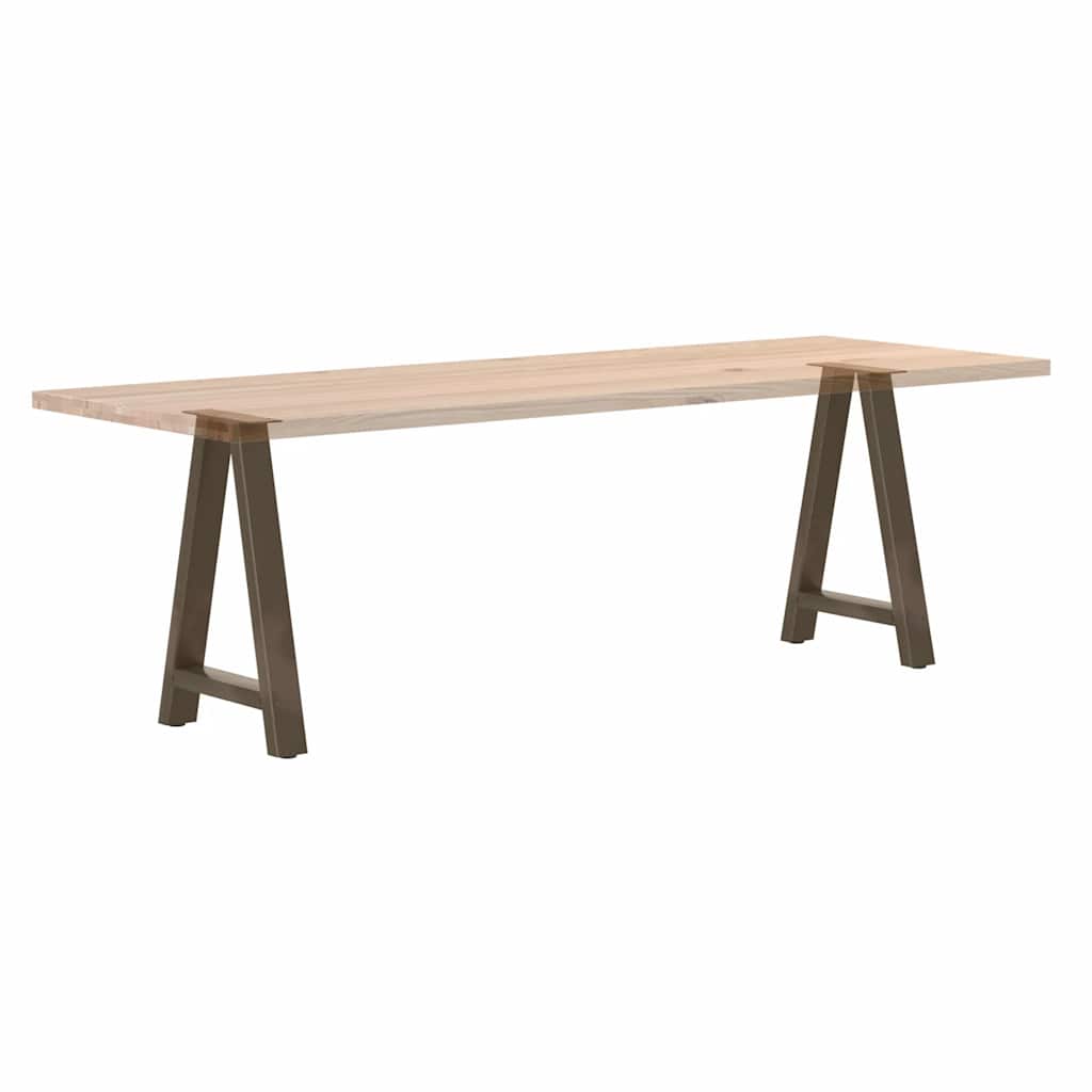Gambe Tavolino da Caffè a A 2 pz 60x(72-73) cm Acciaio - homemem39