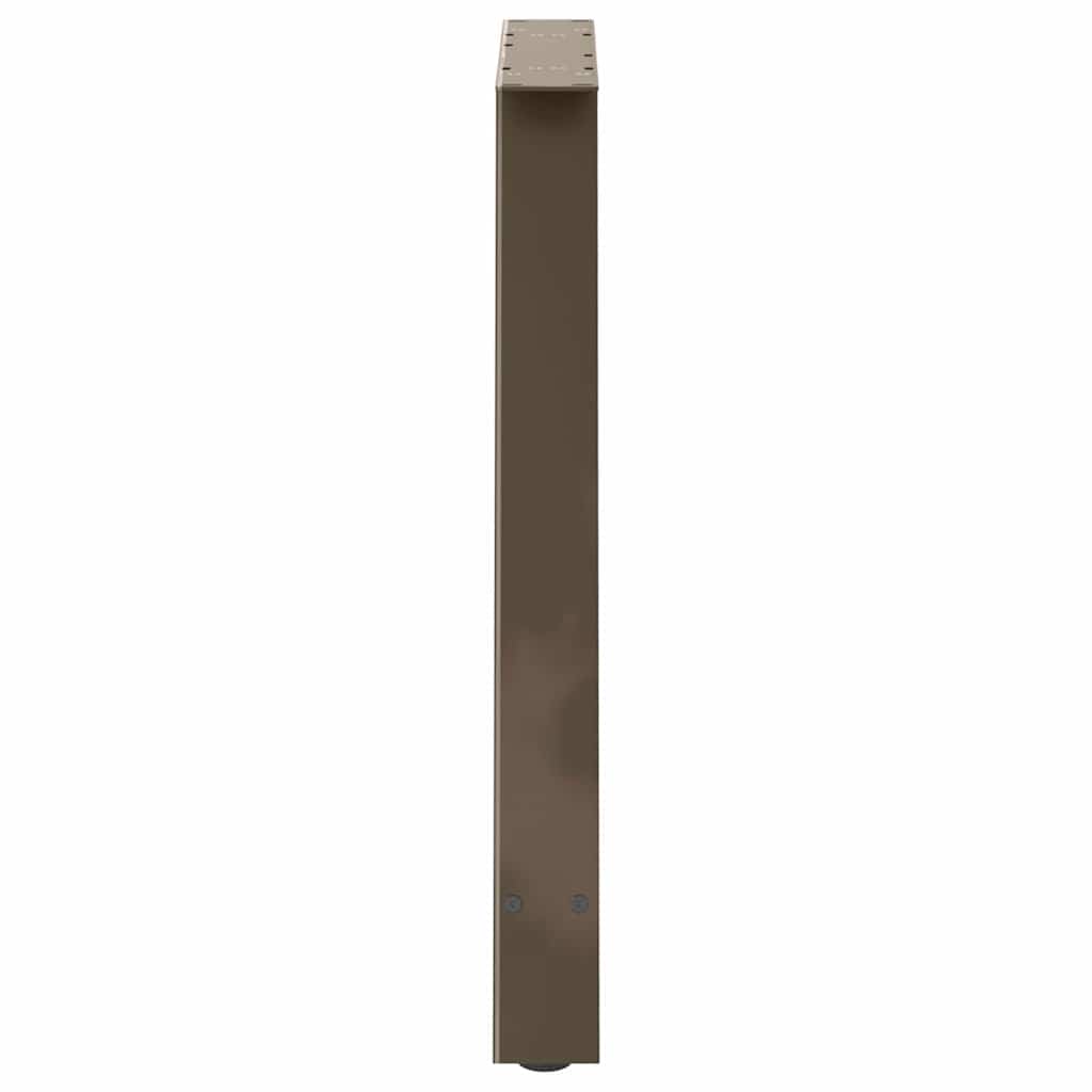 Gambe Tavolino da Caffè a A 2 pz 70x(72-73) cm Acciaio - homemem39