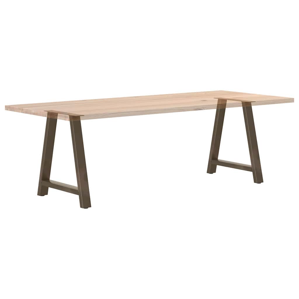 Gambe Tavolino da Caffè a A 2 pz 70x(72-73) cm Acciaio - homemem39