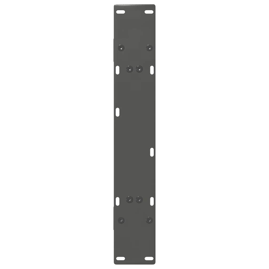 Gambe Tavolo Consolle a A 2pz Antracite 20x28x(72-73)cm Acciaio