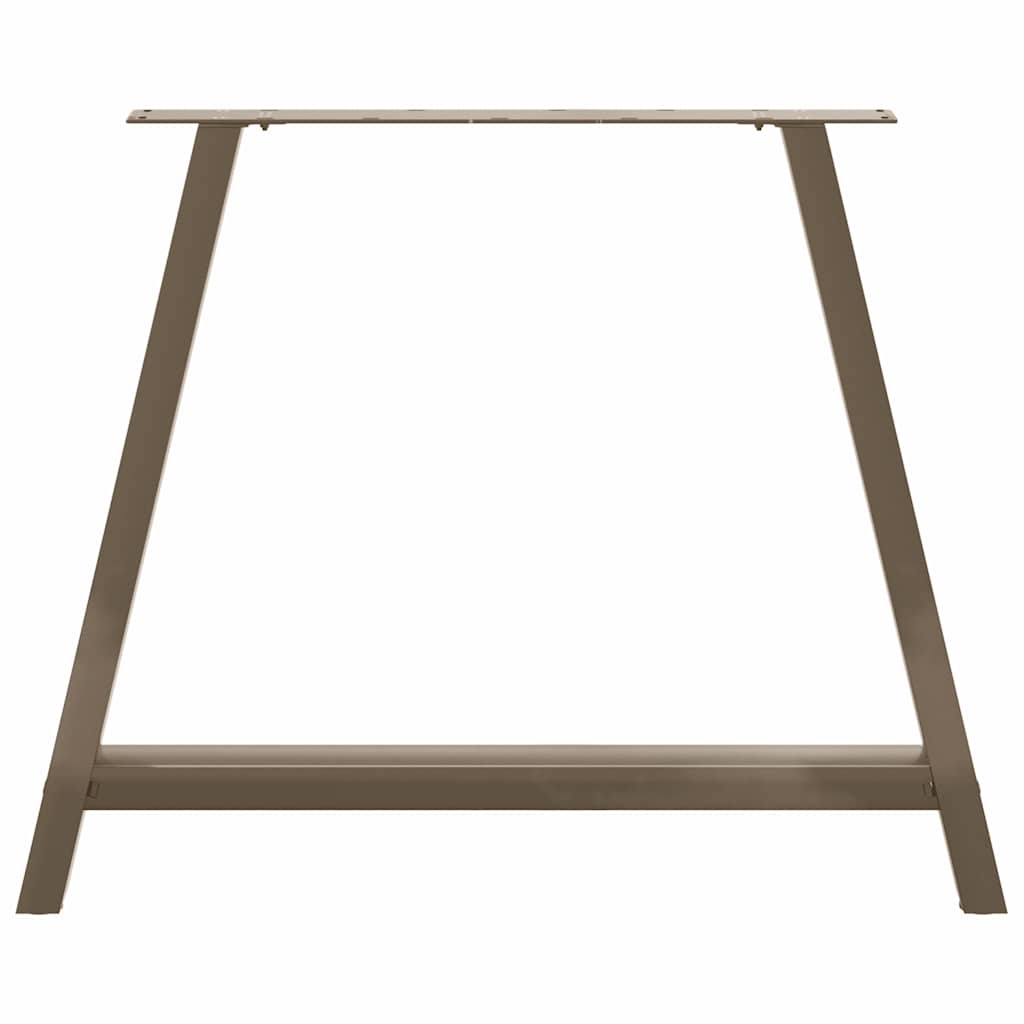 Gambe Tavolino da Caffè a A 2 pz 90x(72-73) cm Acciaio - homemem39