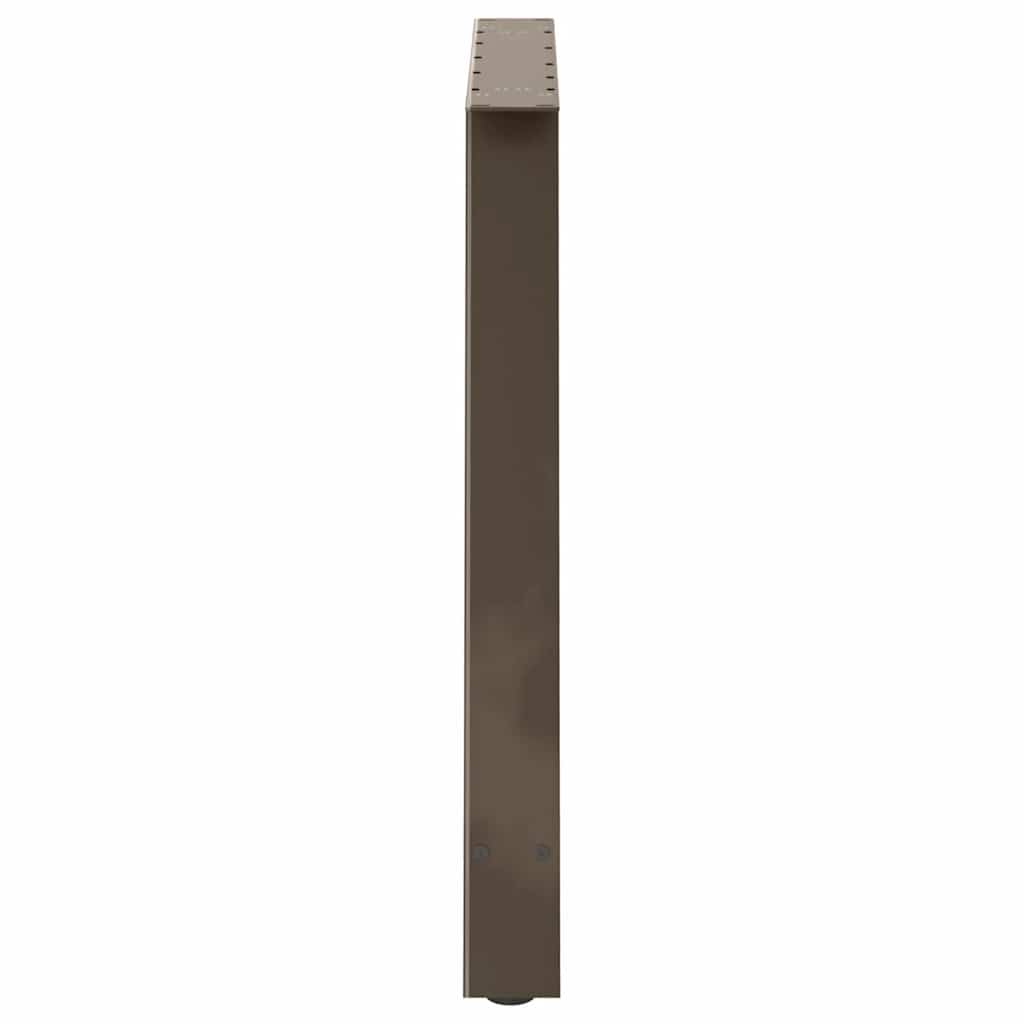 Gambe Tavolino da Caffè a A 2 pz 90x(72-73) cm Acciaio - homemem39