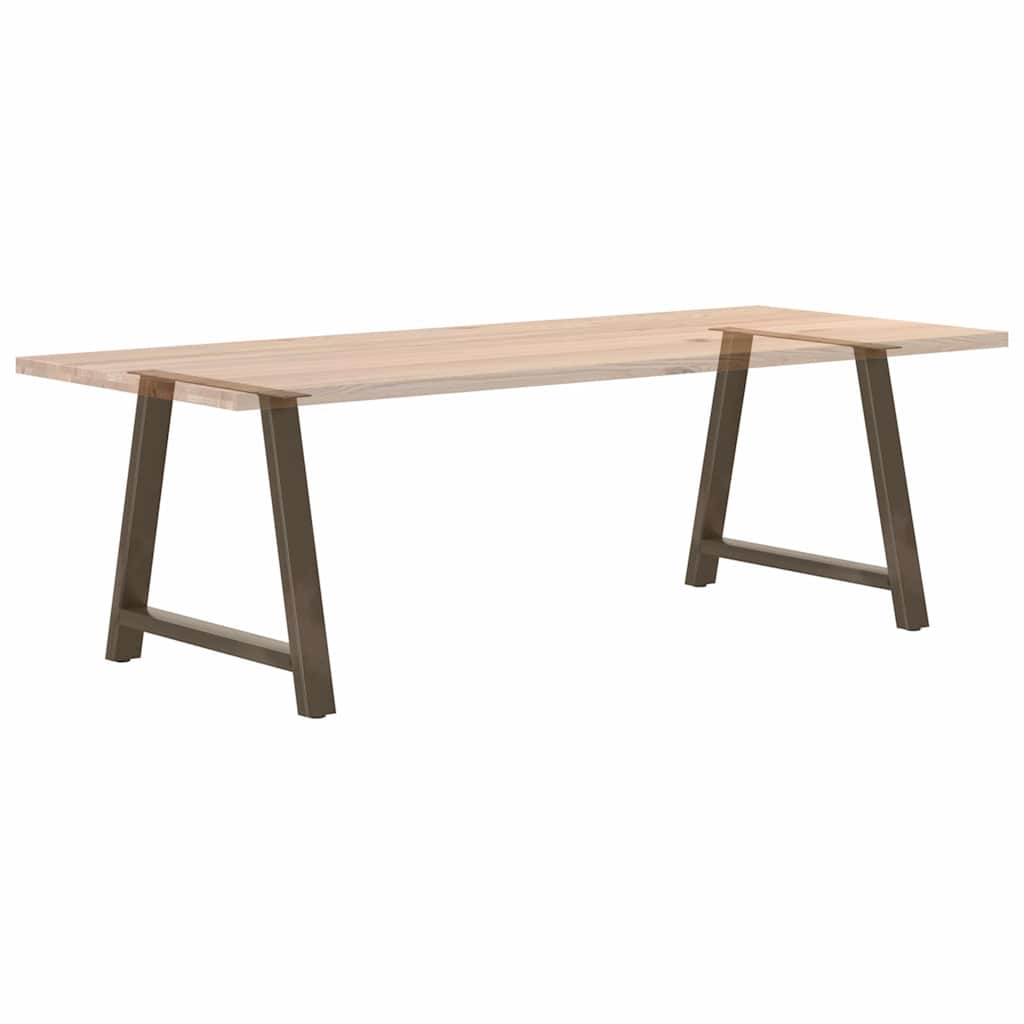 Gambe Tavolino da Caffè a A 2 pz 90x(72-73) cm Acciaio - homemem39