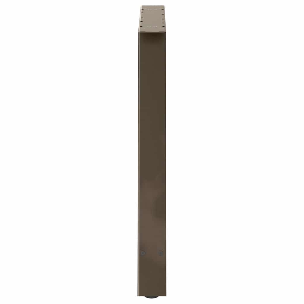 Gambe Tavolino da Caffè a A 2 pz 100x(72-73) cm Acciaio - homemem39