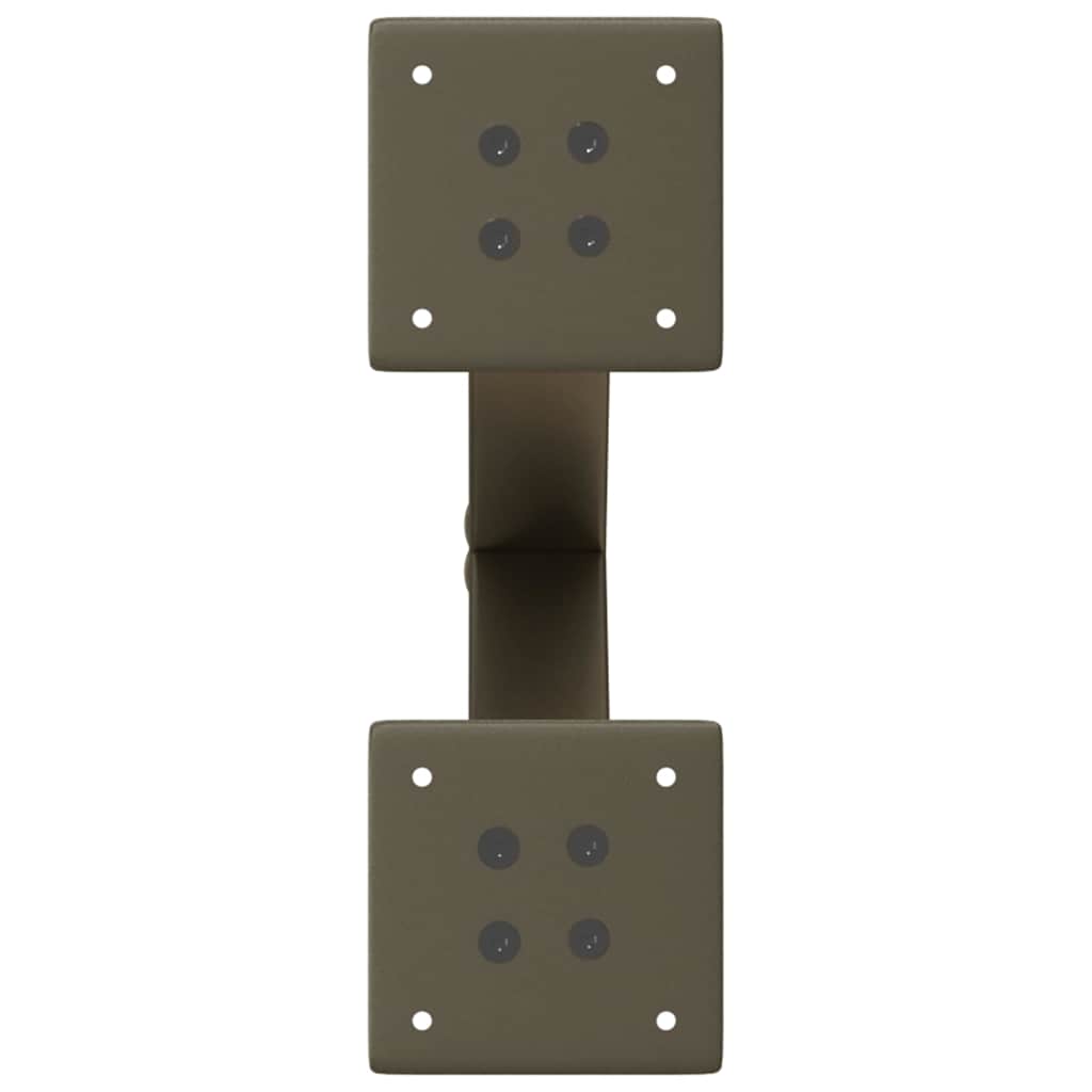Gambe Tavolino Caffè a X 2 pz Naturale 30x(30-31) cm in Acciaio - homemem39