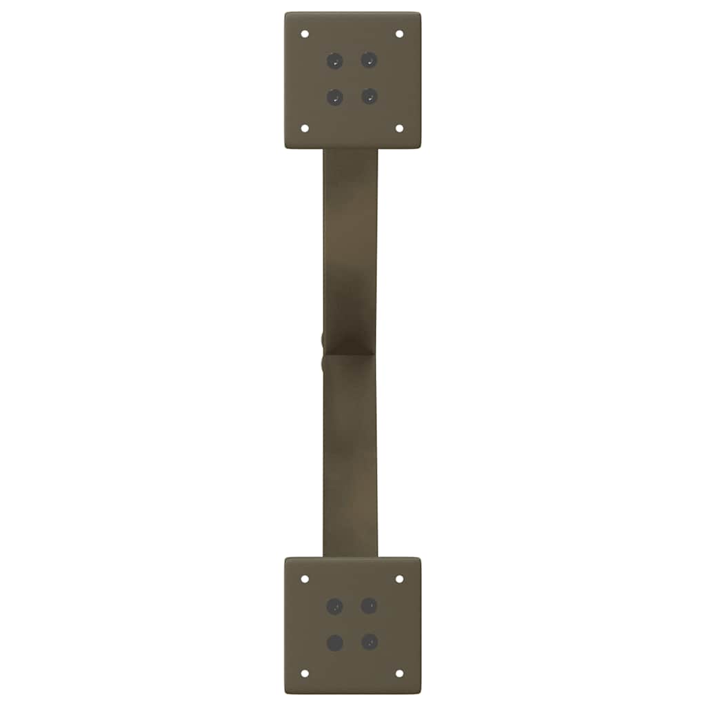 Gambe Tavolino Caffè a X 2 pz Naturale 50x(30-31) cm in Acciaio