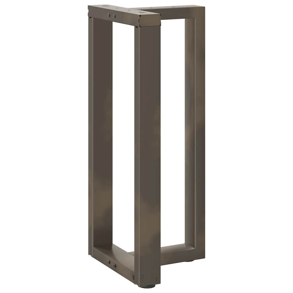 Gambe Tavolo Bar Forma T 2 pz Naturale 50x35x(91-92)cm Acciaio - homemem39