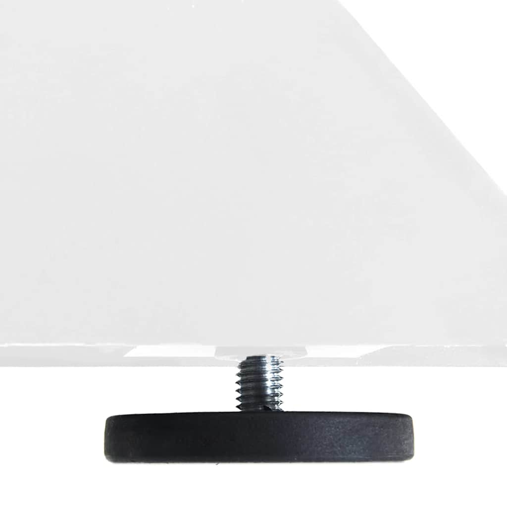 Gamba Tavolo Pranzo Forma Ragno Bianco 85x85x(72-73) cm Acciaio