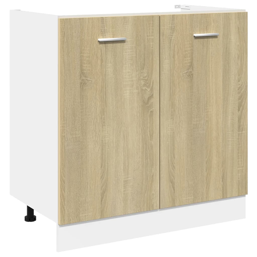 Set di Mobili Porta TV 7 pz Rovere Sonoma in Truciolato - homemem39