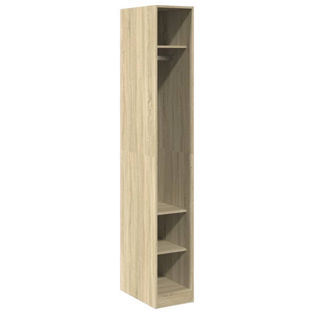 Armadio Rovere Sonoma 30x50x200 cm in Legno Multistrato - homemem39