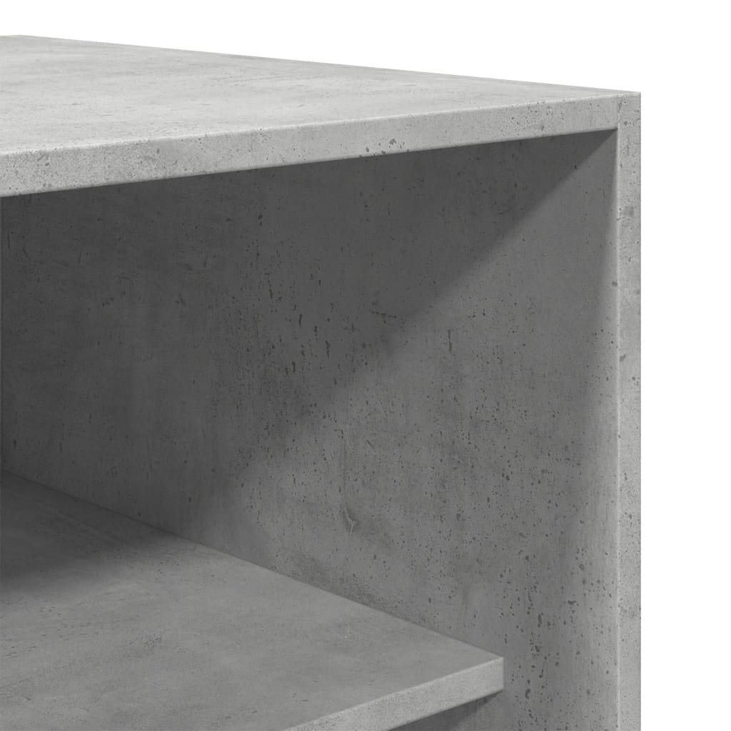 Armadio Grigio Cemento 80x50x200 cm in Legno Multistrato - homemem39
