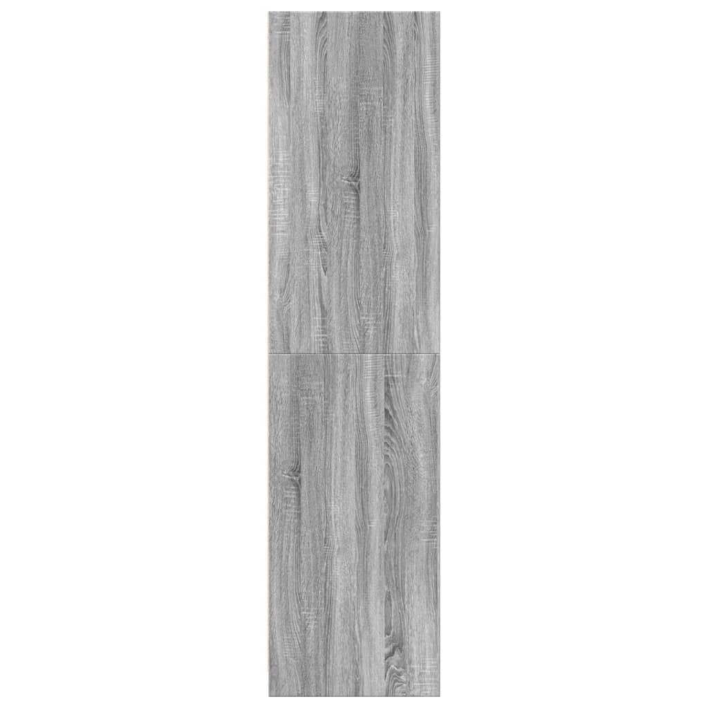 Armadio Grigio Sonoma 30x50x200 cm in Legno tecnico - homemem39