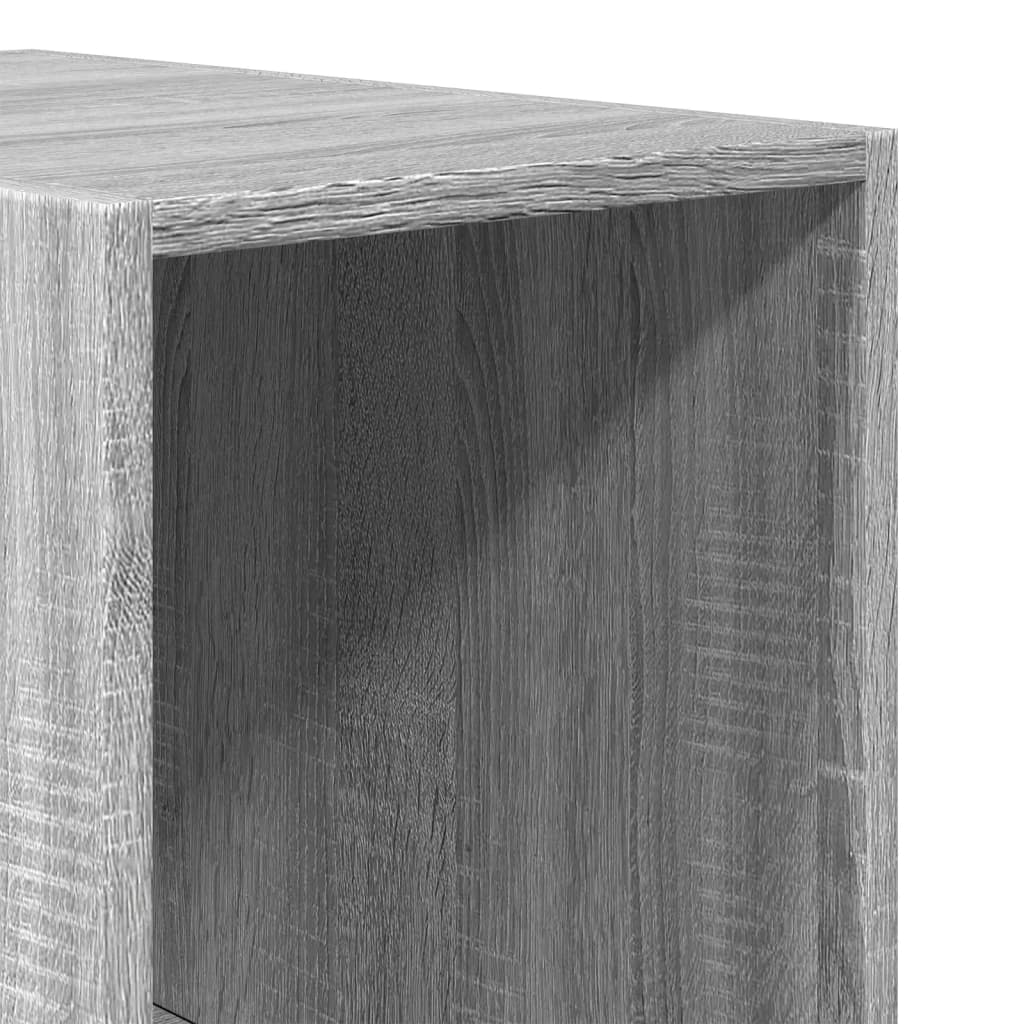 Armadio Grigio Sonoma 30x50x200 cm in Legno tecnico - homemem39