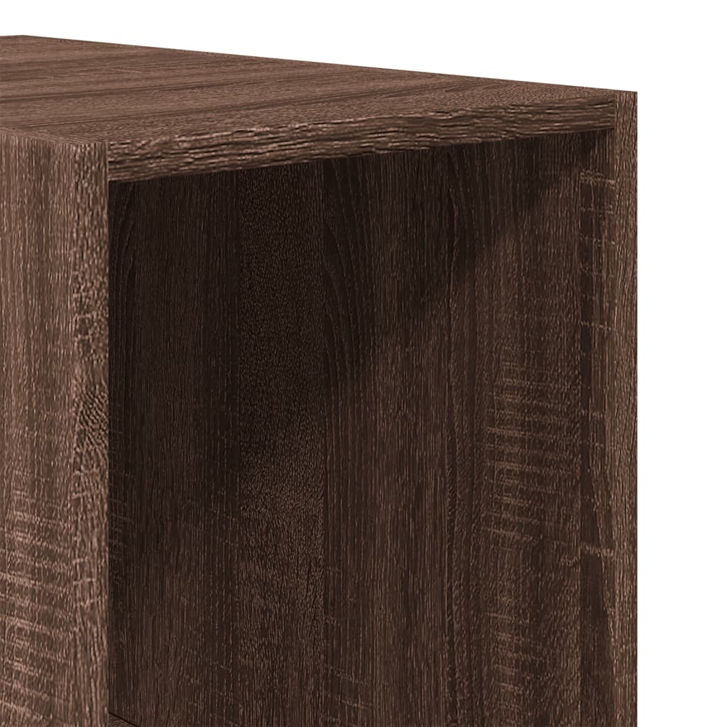 Armadio Rovere Marrone 30x50x200 cm in Legno tecnico - homemem39