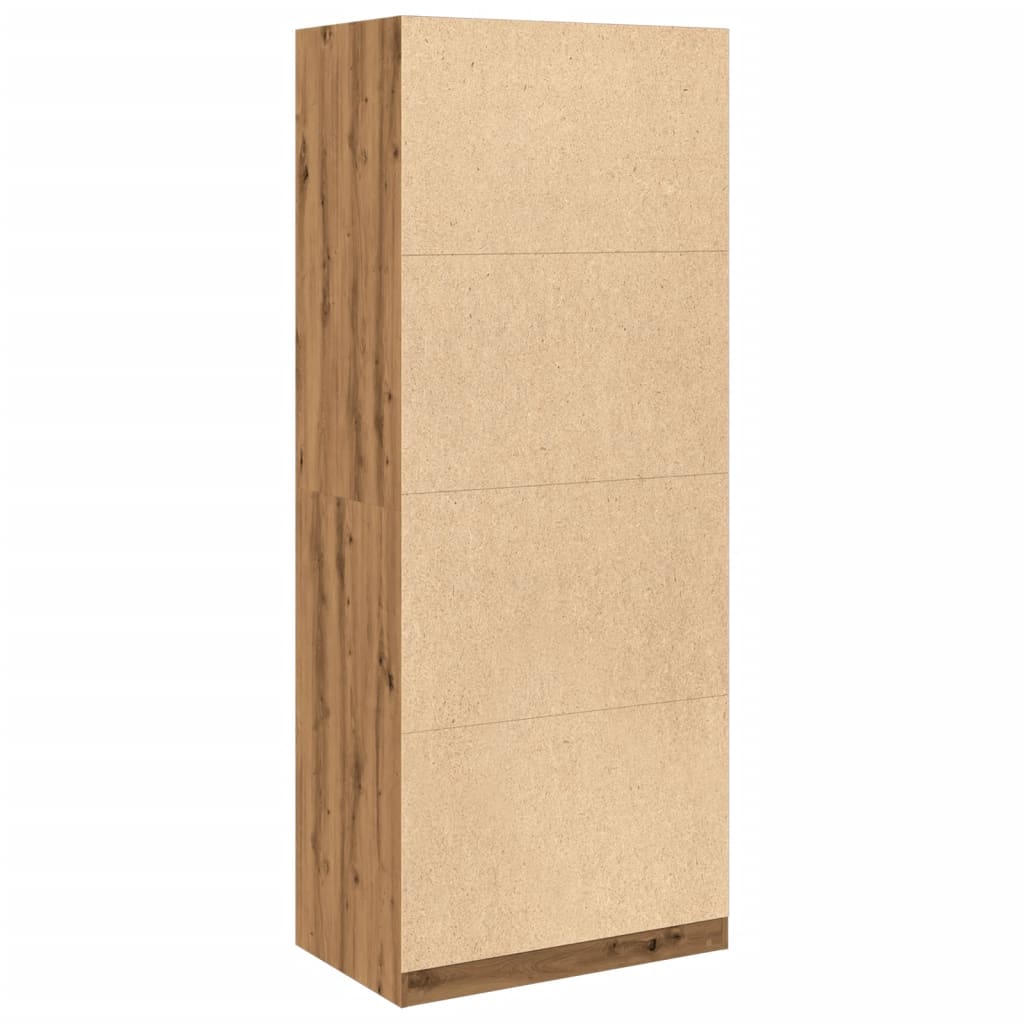 Armadio Rovere Artigianale 80x50x200 cm in Legno tecnico - homemem39