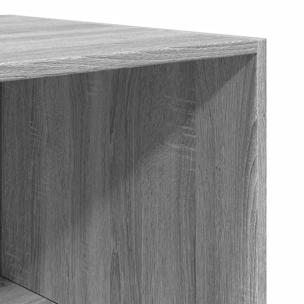 Armadio Grigio Sonoma 100x50x200 cm in Legno tecnico - homemem39