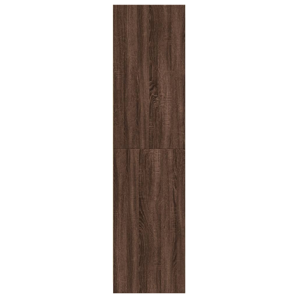 Armadio Rovere Marrone 30x50x200 cm in Legno Multistrato - homemem39
