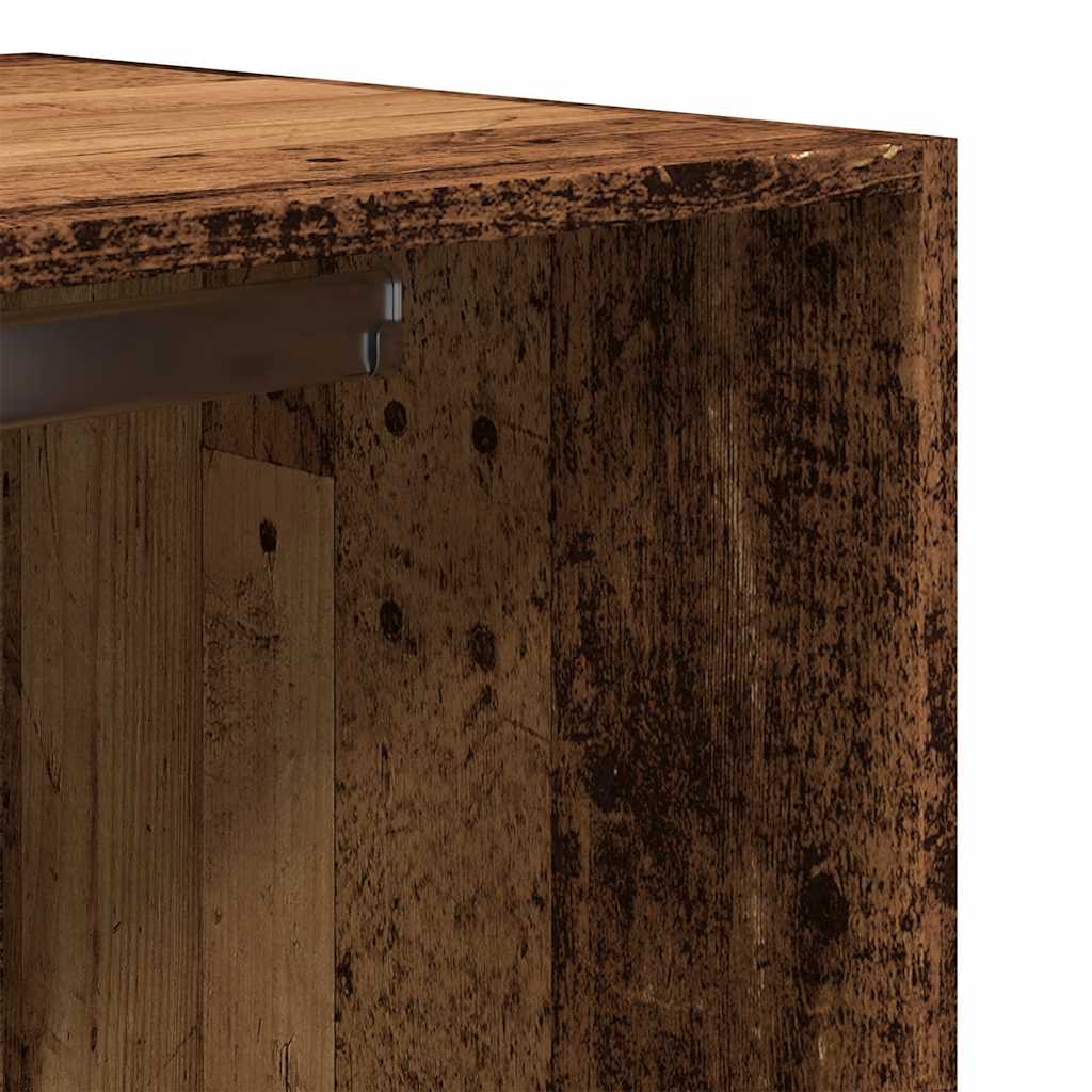 Armadio Legno Antico 80x50x200 cm in Legno Multistrato - homemem39