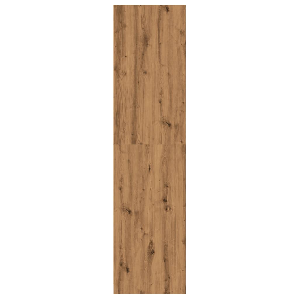 Armadio Rovere Artigianale 80x50x200 cm in Legno Multistrato - homemem39