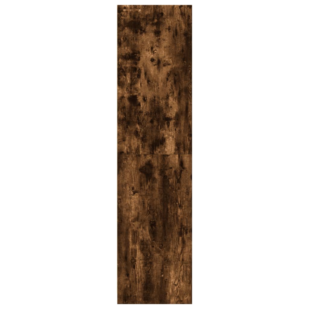 Armadio Rovere Fumo 30x50x200 cm in Legno Multistrato - homemem39