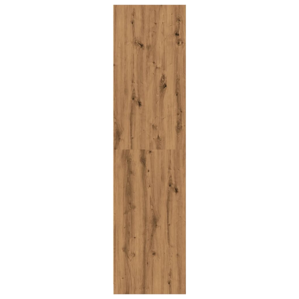 Armadio Rovere Artigianale 30x50x200 cm in Legno Multistrato - homemem39