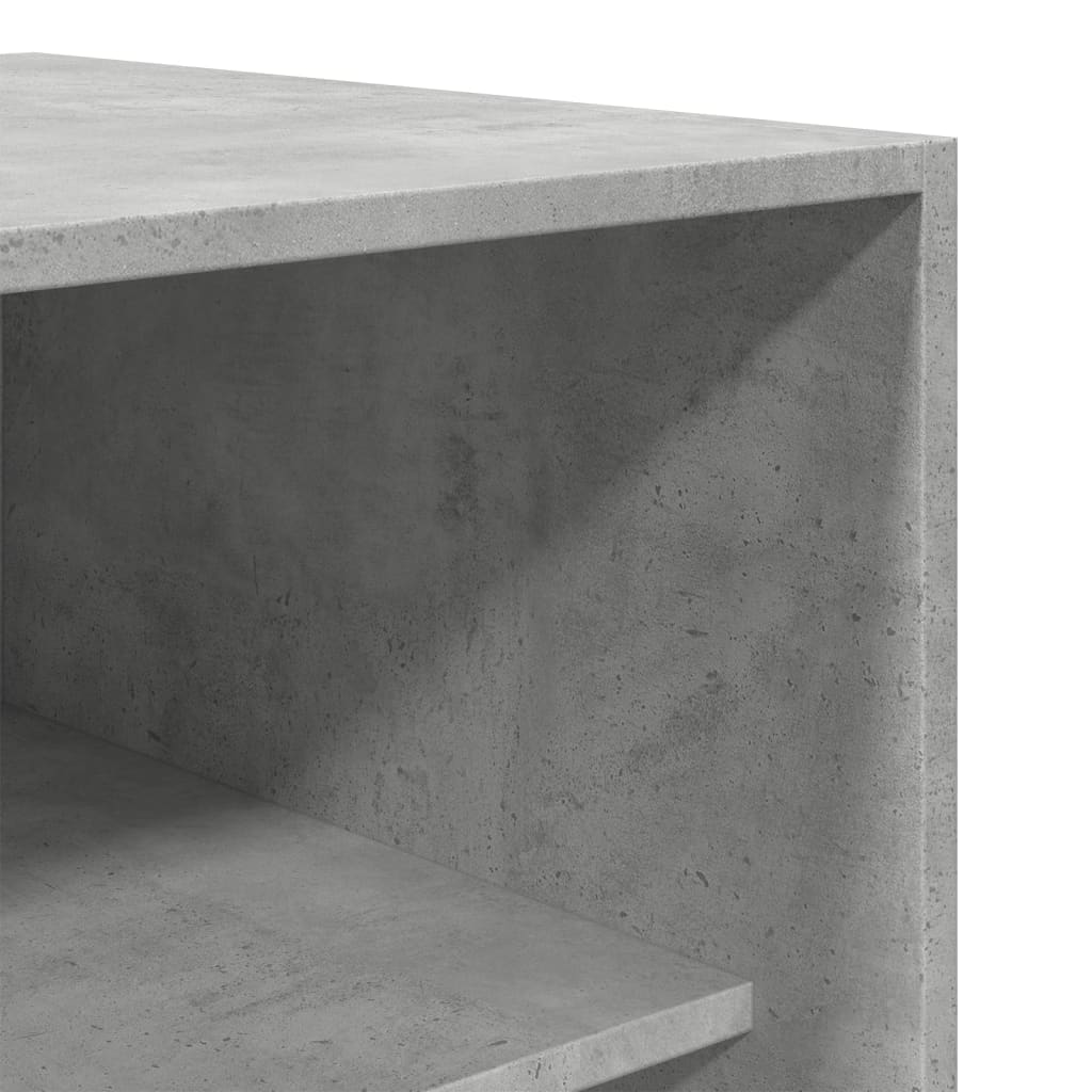 Armadio Grigio Cemento 80x50x200 cm in Legno Multistrato - homemem39