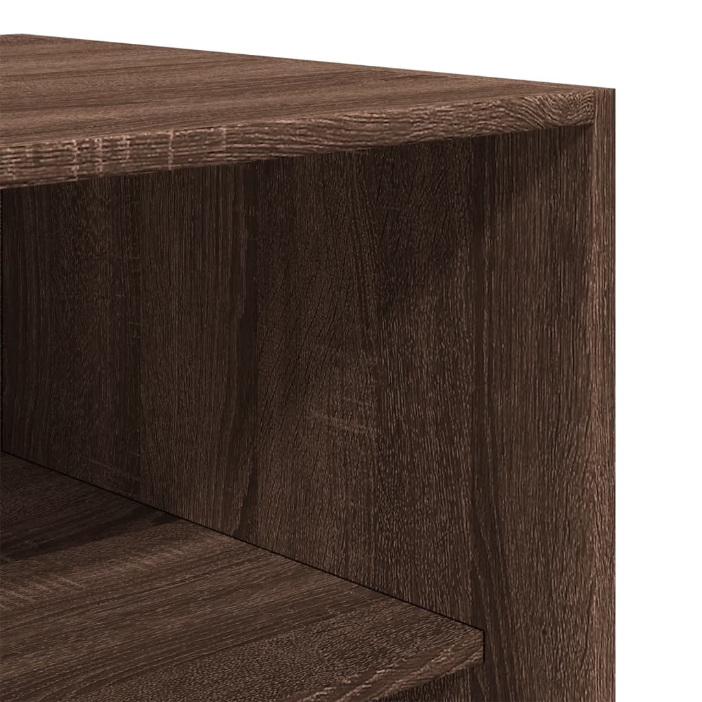 Armadio Rovere Marrone 100x50x200 cm in Legno Multistrato - homemem39