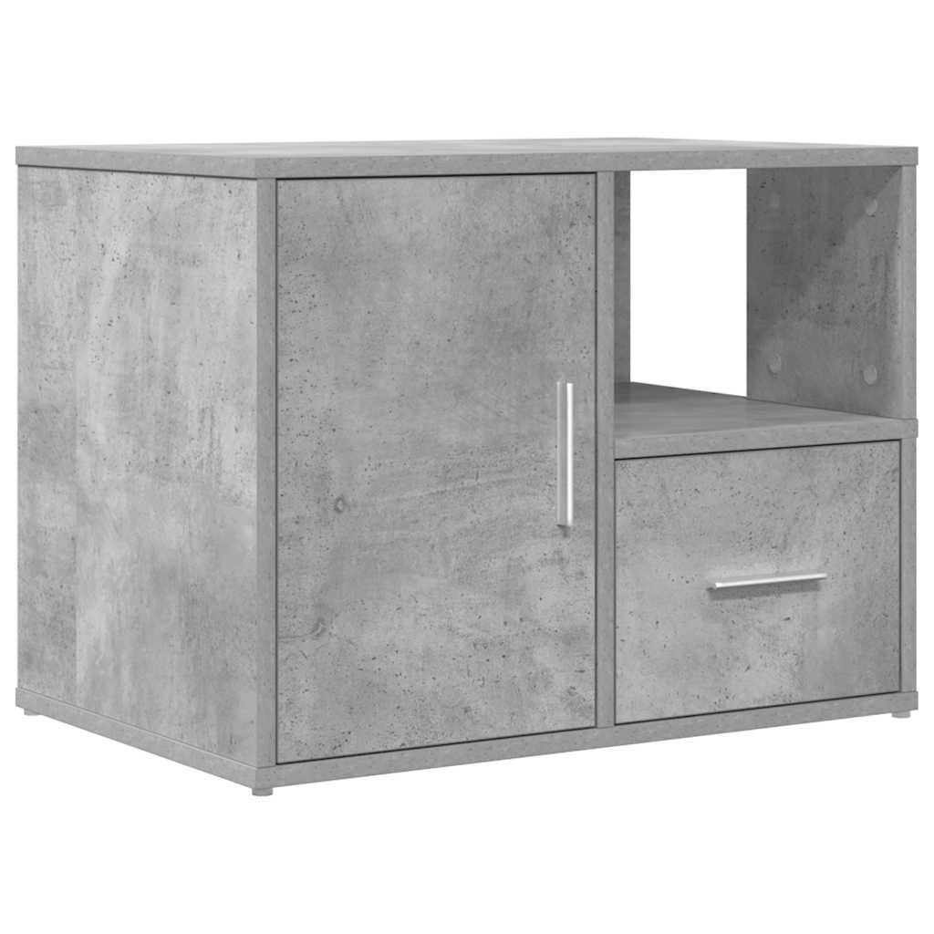 Mobile Angolare Grigio Cemento 160x40x45 cm in Truciolato - homemem39