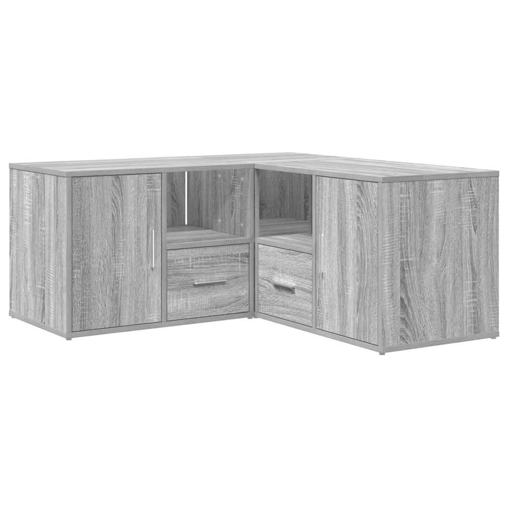 Mobile Angolare Grigio Sonoma 160x40x45 cm in Truciolato - homemem39