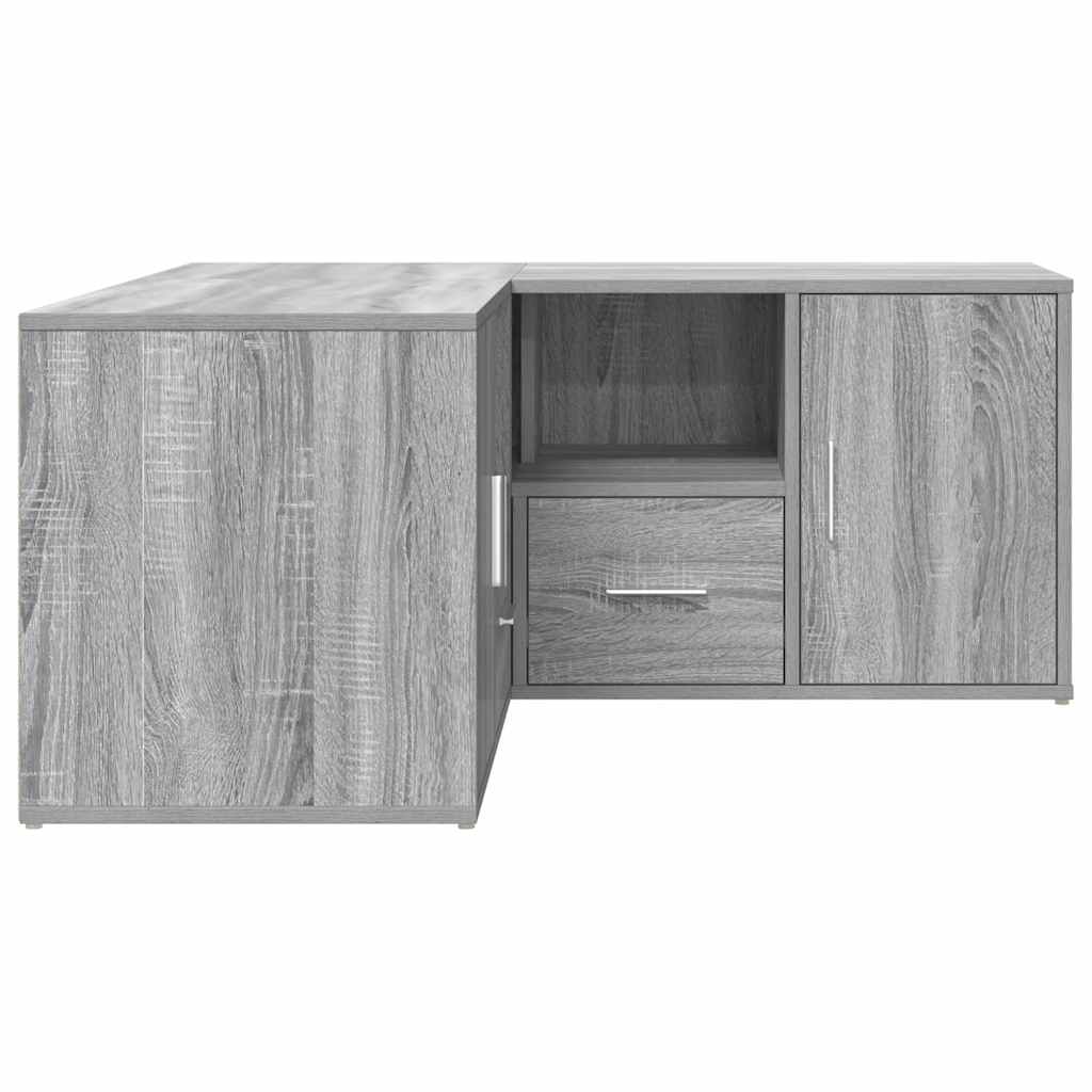 Mobile Angolare Grigio Sonoma 160x40x45 cm in Truciolato - homemem39