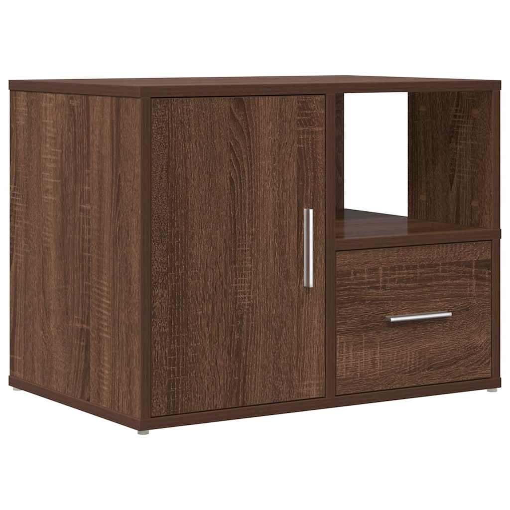 Mobile Angolare Rovere Marrone 160x40x45 cm in Truciolato - homemem39