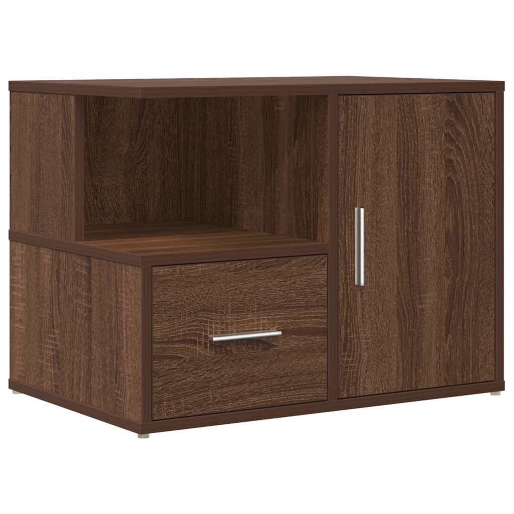 Mobile Angolare Rovere Marrone 160x40x45 cm in Truciolato - homemem39