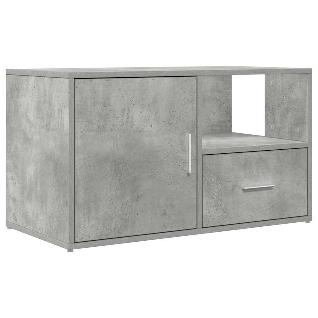 Mobile Angolare Grigio Cemento 200x40x45 cm in Truciolato - homemem39