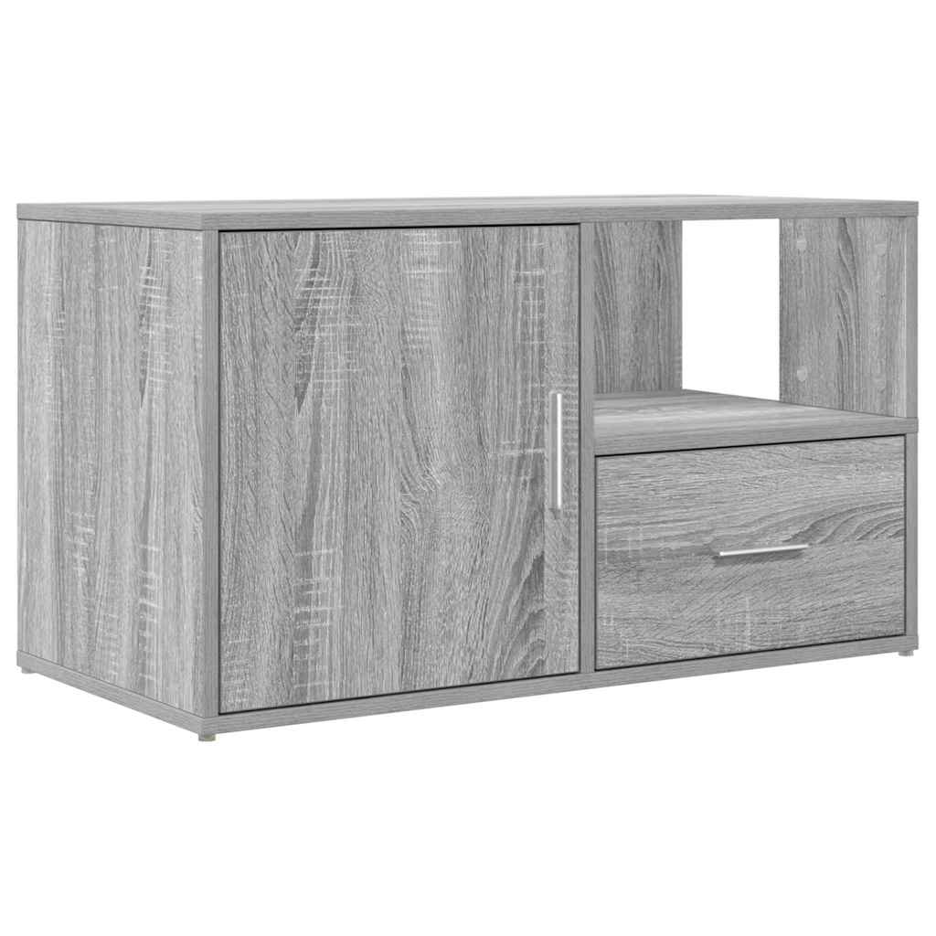 Mobile Angolare Grigio Sonoma 200x40x45cm in Truciolato - homemem39