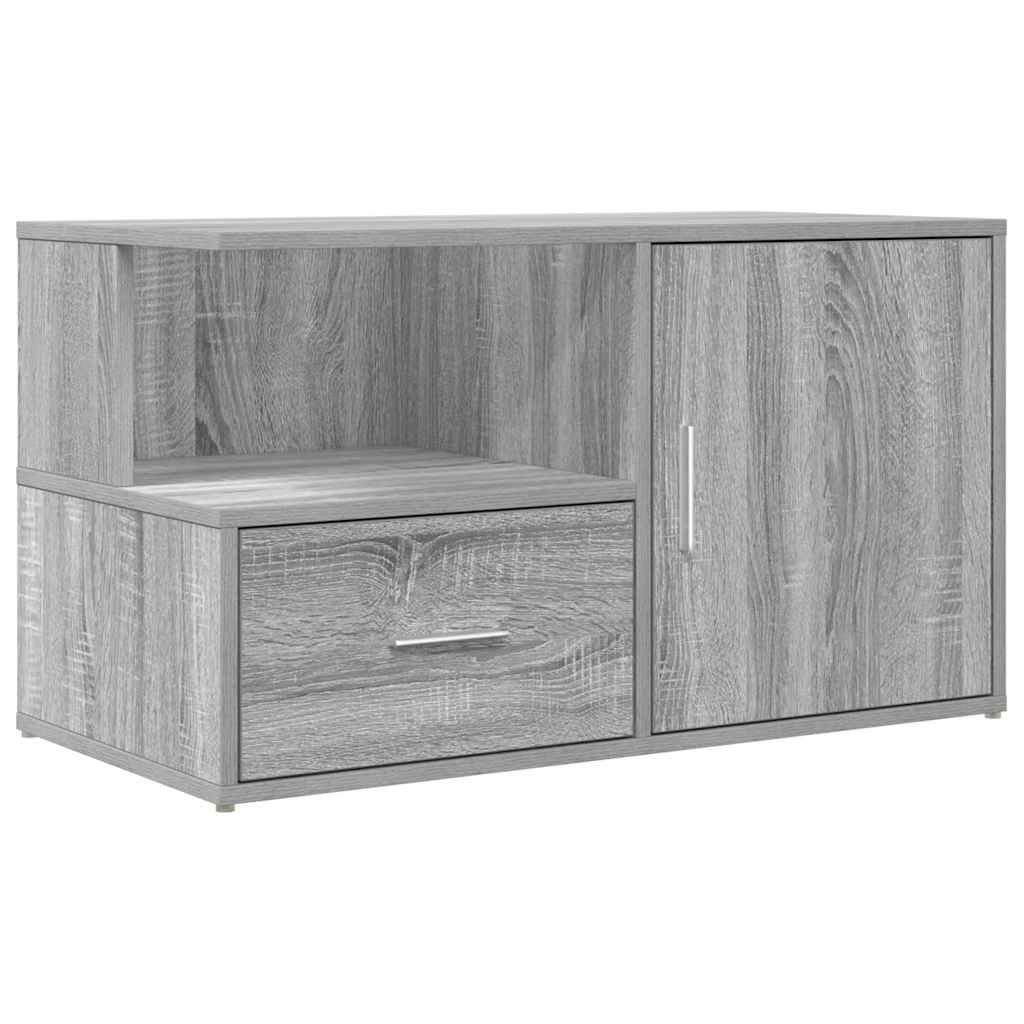 Mobile Angolare Grigio Sonoma 200x40x45cm in Truciolato - homemem39