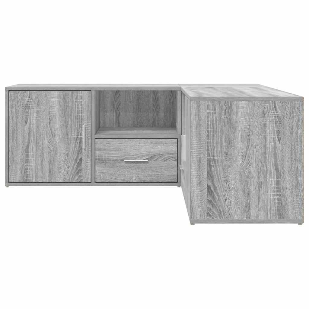 Mobile Angolare Grigio Sonoma 200x40x45cm in Truciolato - homemem39